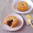 Kleine hazelnootcake met speculaas