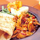 Roti kip met masala