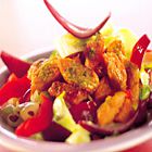 Roergebakken spitskool met Quorn