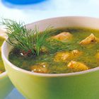 Courgettesoep met zalm