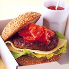 American cheeseburger