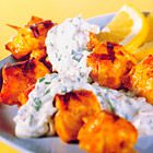 Kipsalade met curry-yoghurtdressing