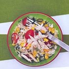 Rijstsalade met kip