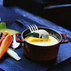 Kleine kaasfondue met groenten