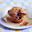 Muffins met sinaasappel, zoete aardappel en bosbessen