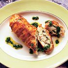 Zeeduivel in pancetta gewikkeld met salsa verde