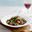Linzensalade met chorizo en macadamiadressing
