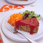 Gehaktbrood met tomatensaus uit de slow cooker