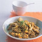 Thaise curry met varkensvlees en ingelegde knoflook