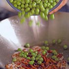 Doperwten met pancetta
