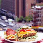 Vegetarische cheeseburger