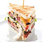 Clubsandwich met ham