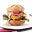 Perfect gegrilde hamburger