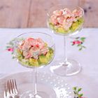 Garnalencocktail met avocado en chilidressing