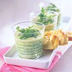 Kaassoep met rucola