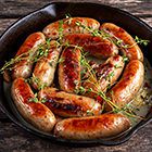 Saucijzen met prei en cheddar