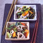 Snel ingelegde groene kool met zoete vinaigrette