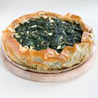 Spinazietaart met feta van filodeeg