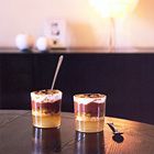 Chocolademousse met appel en meringue