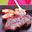 Gegrilde entrecote met mosterd en gegrilde tomaten