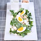 Spinaziesalade met feta en cashewnoten