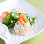 Verse zalmsalade
