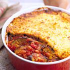 Borlottibonen-moussaka
