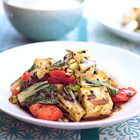 Tofu in zwartebonensaus
