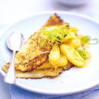 Pannenkoeken met banaan en kokos