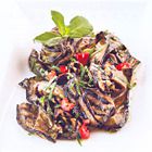 Aubergines in olie
