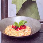 Risotto met tomaat en basilicum
