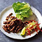 Sla wraps met ossenhaas en sinaasappel
