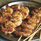 Garnalen-spiesjes met chili-limoen-uienzout