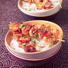 Garnalen met chutney uit Bombay