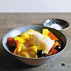 Tajine van kabeljauw met saffraan