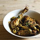 Tajine van kip met olijven en pekelcitroen