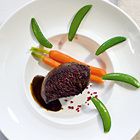 Hertenbiefstuk met saus van chocolade en aceto balsamico