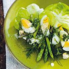 Eiersalade met groene asperges