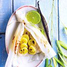 Exotische pangasiusfilet en papillote