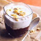 Yoghurt met walnoten en chocolade