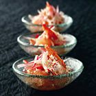 Krabsalade met grapefruit en radijsjes