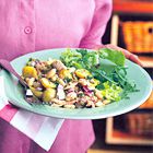 Tonijnsalade met krieltjes en witte bonen