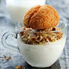 Semifreddo met bitterkoekjes