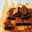 Brownies van pure, donkere chocolade