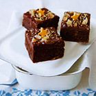 Gemberbrownies met chocoladeganache