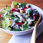 Aardappelsalade met gegrilde kip