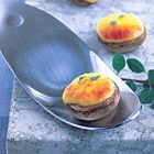 Gevulde champignons met roomkaasvulling