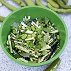 Friszure groene salade met citroen