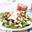 Maaltijdsalade met courgette en camembert