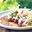 Pannenkoeken met spek, Parmezaanse kaas en frisée